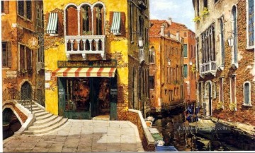 YXJ0444e Impressionismus Venedig Landschaft Ölgemälde